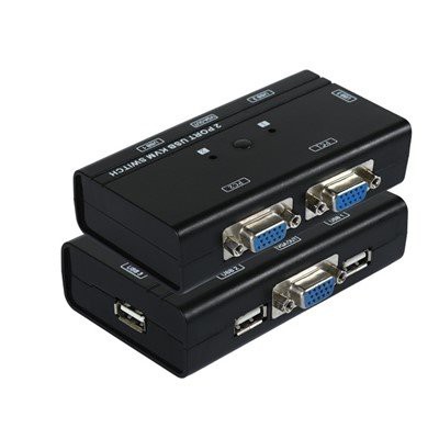 2 Portijiet USB VGA KVM Swiċċ