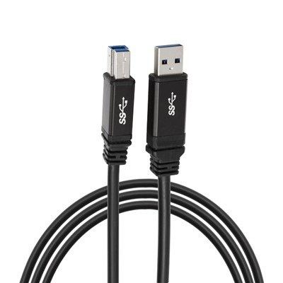 USB 3.0 A Male għal USB 3.0 Tip B Male Scanner Printer Cable