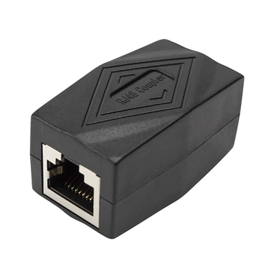 RJ45 10P10C Female Straight Modulari Inline Coupler Għal Ethernet Cat 5/ CAT 6 LAN Ethernet Cable Extender