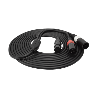 XLR Female Biex Doppju XLR Male Y Splitter Audio Cable